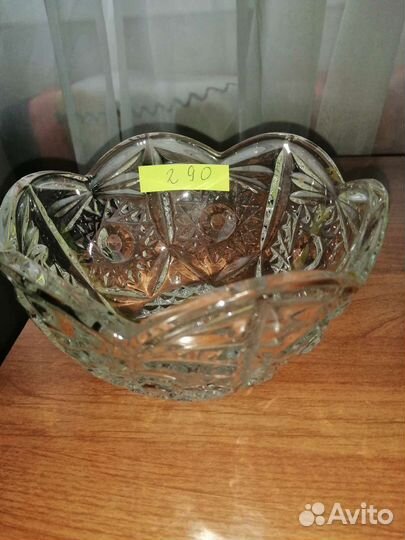 Ваза хрустальная СССР