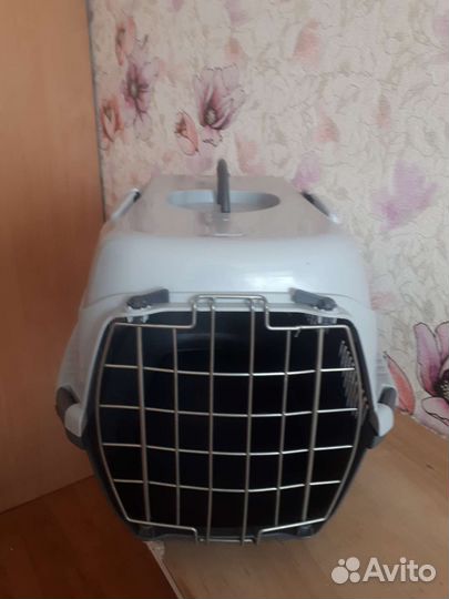 Переноска для кошек пластиковая