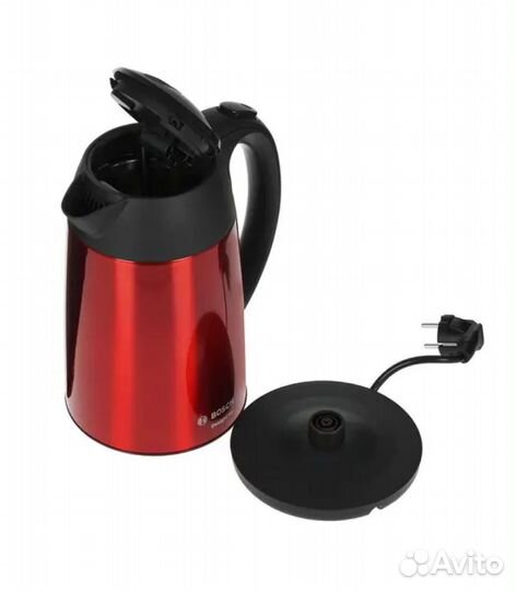 Чайник электрический Bosch TWK3P424, 2400 Вт, крас