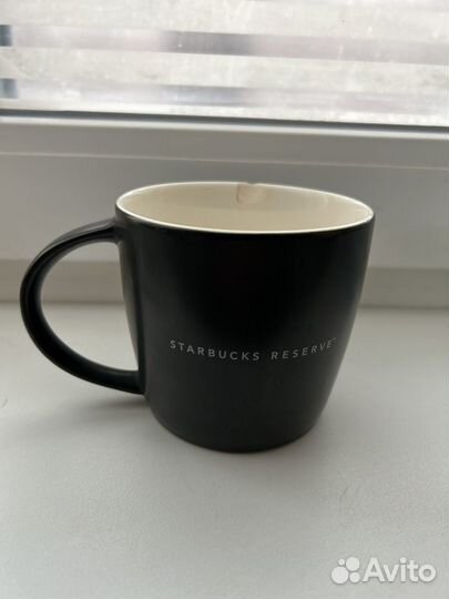 Кружка черная starbucks reserve