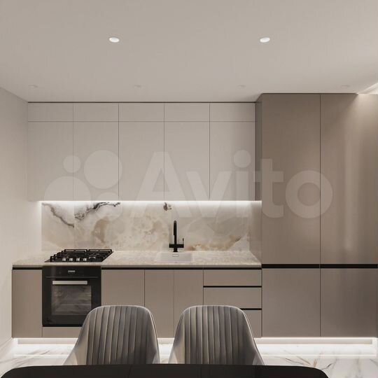 2-к. квартира, 64 м², 1/8 эт.