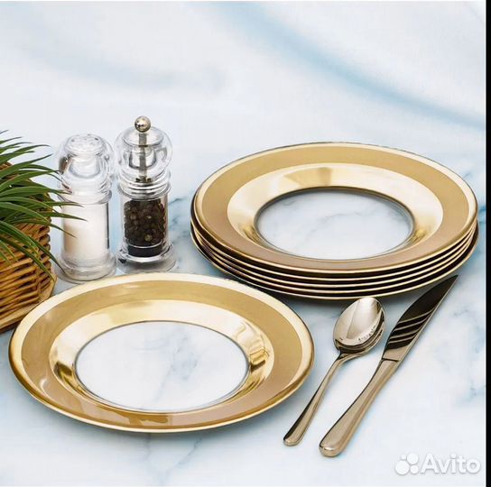 Набор десертных тарелок promsiz ампир 6 шт