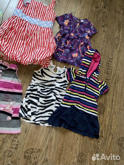 Вещи пакетом на девочку 80-116
