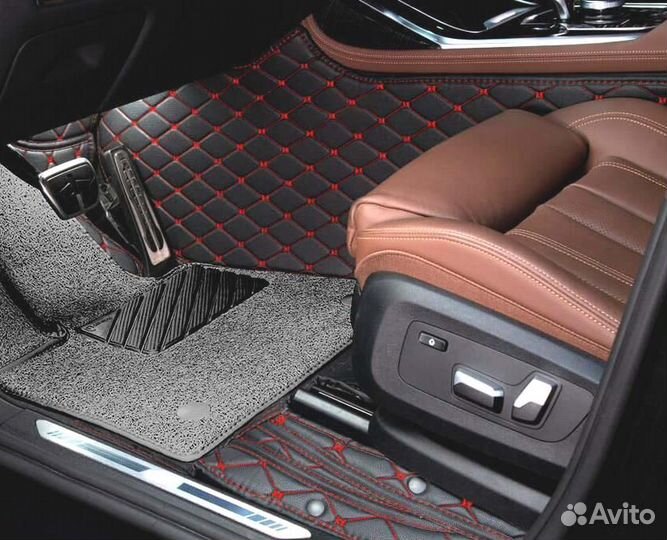 3D Коврики Hyundai Салон Багажник из Экокожи