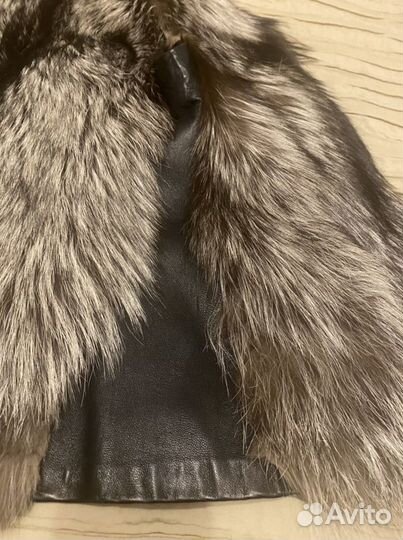 Жилет из чернобурки