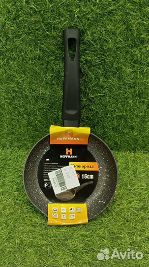 Сковорода 16 см HM-7906 мраморная, индукция