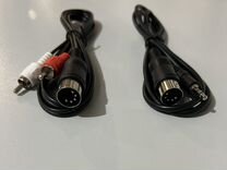 Шнур DIN 5 Pin - Jack 3.5 mm/ 2 RCA 1,2 метра