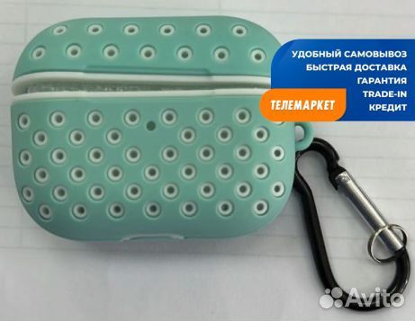 Силиконовый чехол для Apple AirPods Pro Mint-White