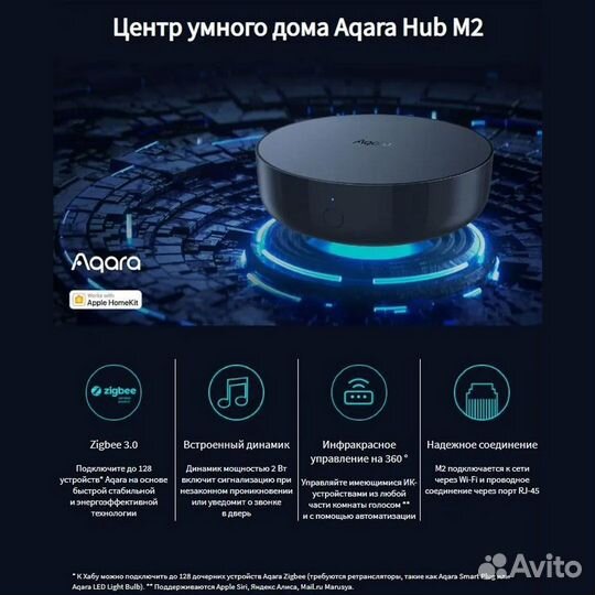 Блок управления (шлюз) Xiaomi Aqara Hub M2 (EU)