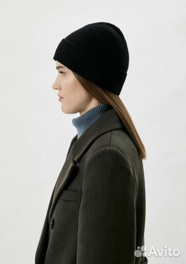 Falconeri шапка новая,кашемир,чёрная