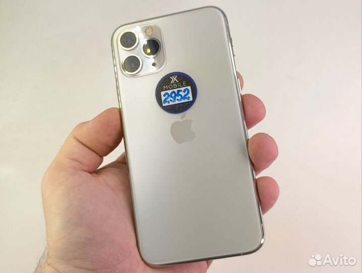АКБ 100) iPhone 11 pro 512Gb Silver Sim+Esim