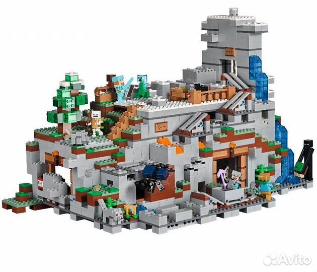 Конструктор Горная пещера Micro World Майнкрафт 28