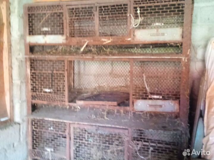 Клетка для нутрий или кроликов 208*158*100