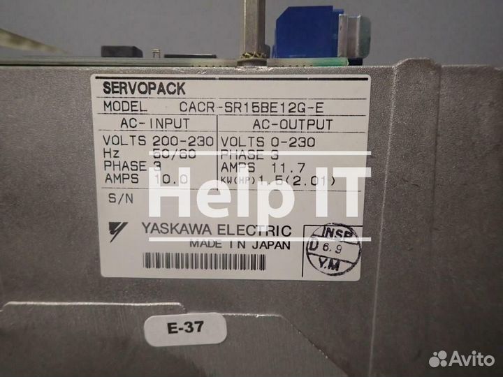 Сервопривод Yaskawa cacr-SR15BE12G-E