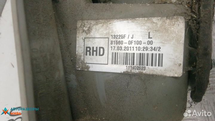 Фонарь задний левый Toyota Verso 2011