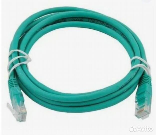 Патч-корд UTP кат. 5e, 0,5 м, литой, RJ45