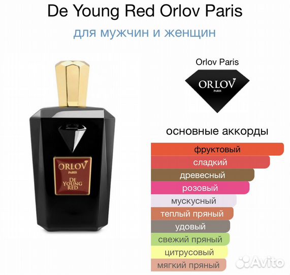 Духи отливанты Orlov 2 шт