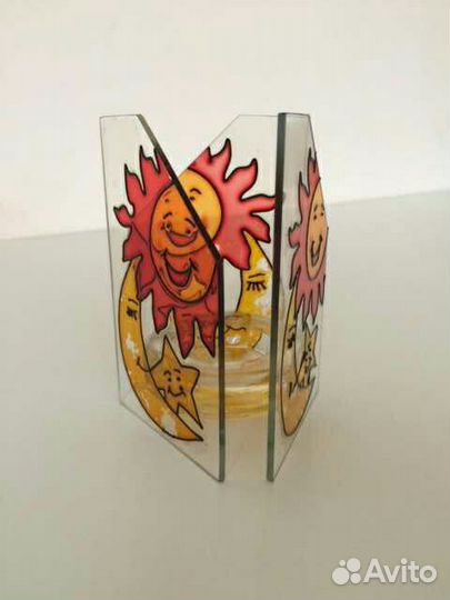 Подсвечник/ витражная роспись