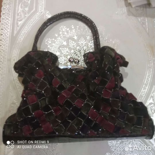 Сумка натуральная кожа новая италия