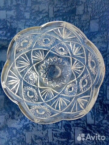 Салатница ваза хрустальная