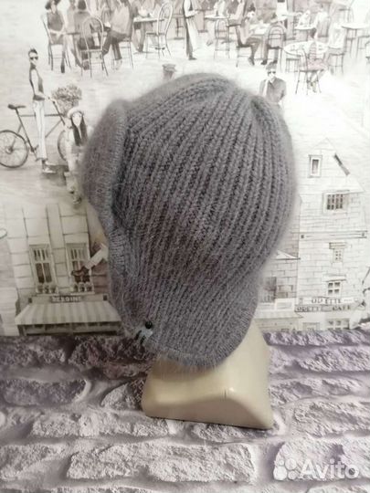 Шапка ушанка с укороченными ушками