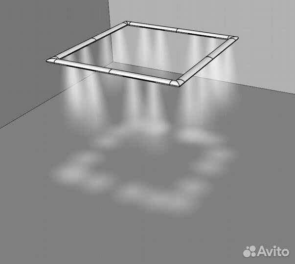 Светильник Rival для магазина офиса склада