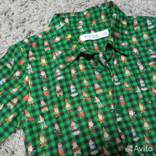 Рубашка для мальчика 74-80