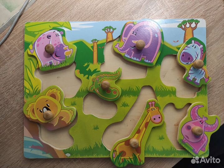 Развивающие игрушки для детей пазлы вкладыши