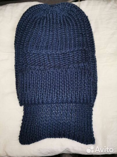 Балаклава шерсть, акрил ручная работа
