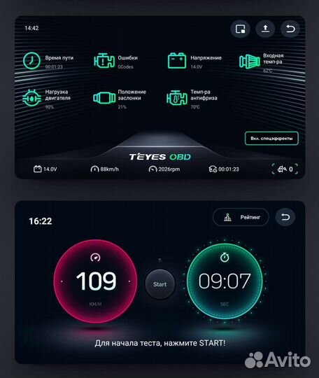 OBD2 Teyes диагностический сканер