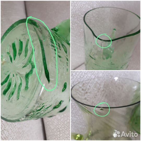 Посуда цветное стекло СССР