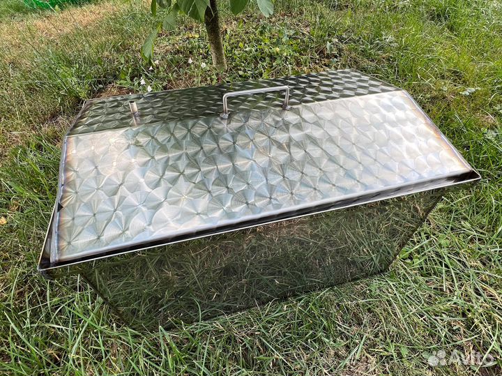 Коптильня с гидрозатвором и домиком 2 ми