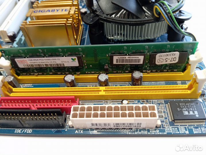 Комплект на LGA 775 (материнская плата + проц + ку