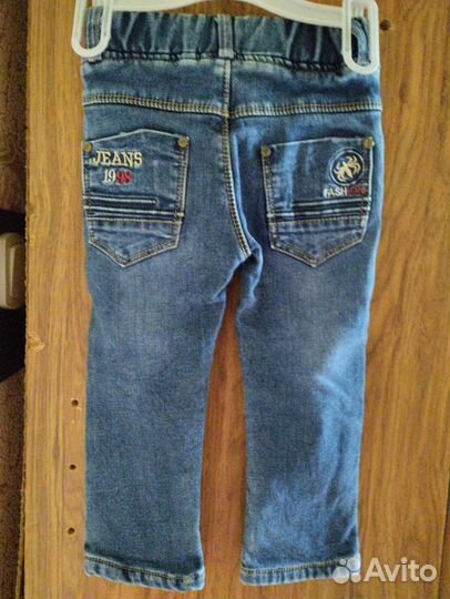Джинсы для мальчика размер 92-104