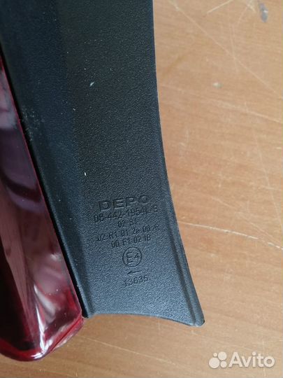 Фонарь задний левый Opel Corsa D 07- 4421954LUE2