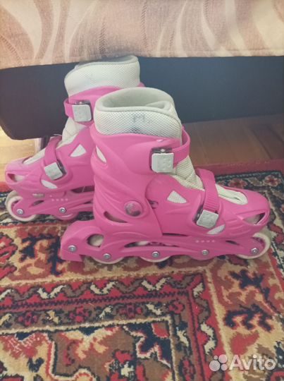 Роликовые коньки детские раздвижные 32-35