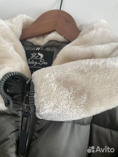 Пуховое пальто осень-зима на 56 размер, новый