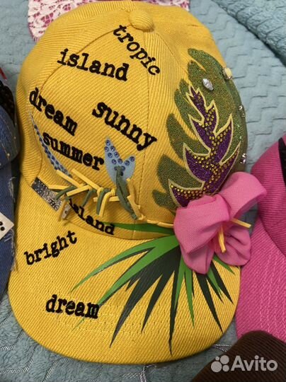 Бейсболка новая женская Винтаж