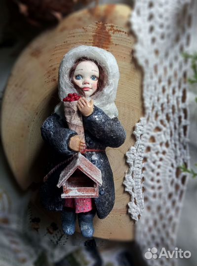 Ватные елочные игрушки