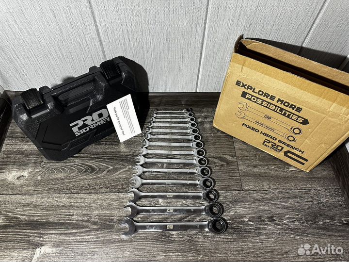 Наборы ключей с трещеткой Pro Stormer 14 шт новые