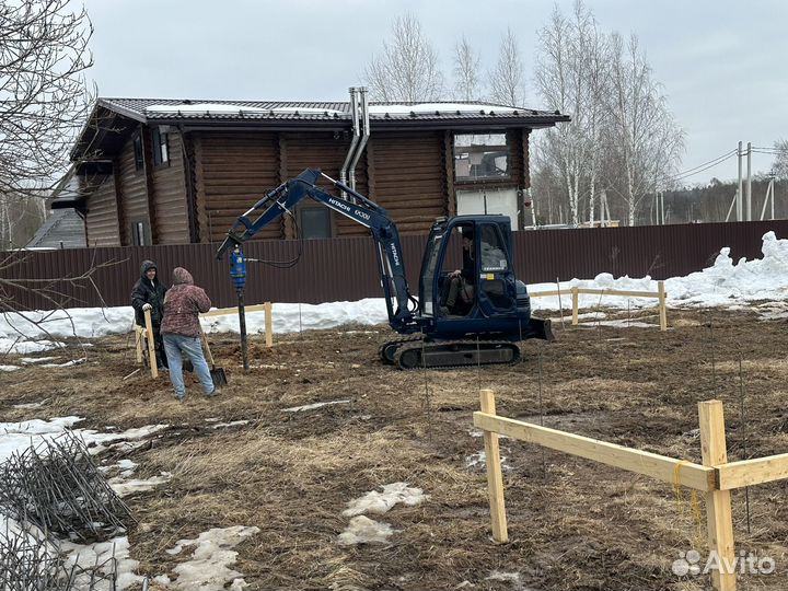 Услуги мини экскаватора Химки