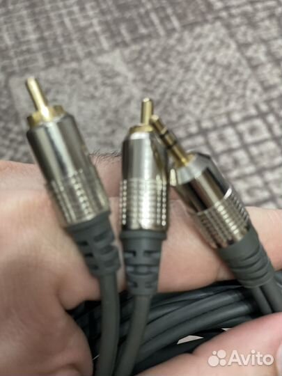 Кабель jack 3.5 2 rca 5m