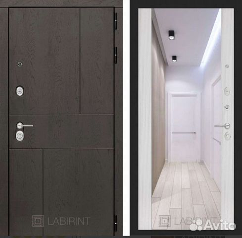 Дверь входная металлическая лабиринт