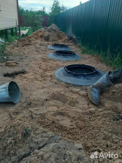 Септик из бетонных колец