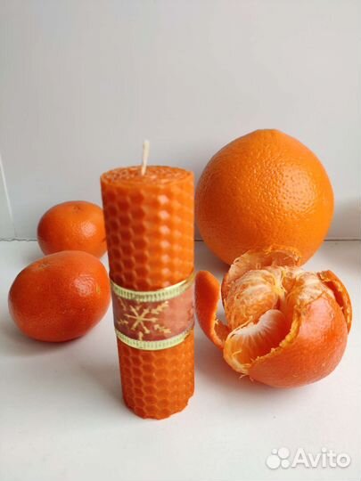 Набор свечей из вощины