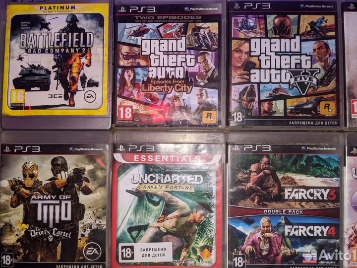 Игры на sony playstation 3 (диски)