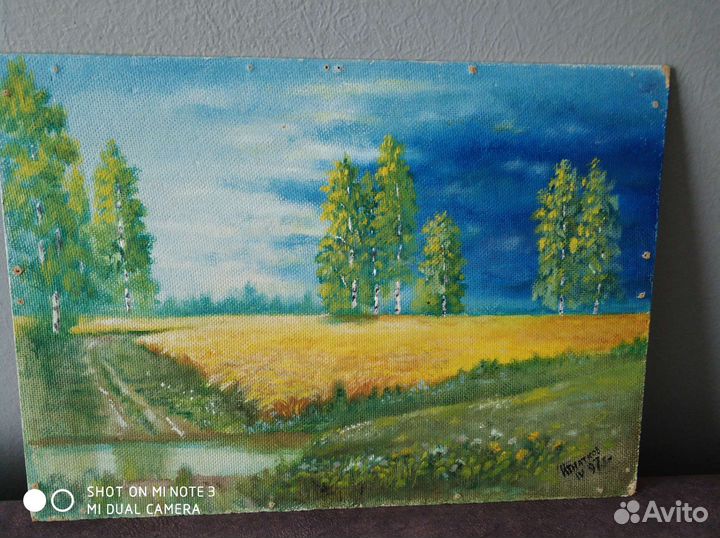 Картина маслом пейзаж