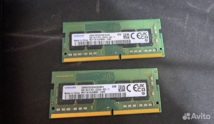 Оперативная память ddr4 16gb samsung