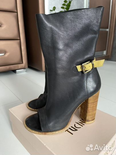 Ботильоны натуральная кожа, р. 38