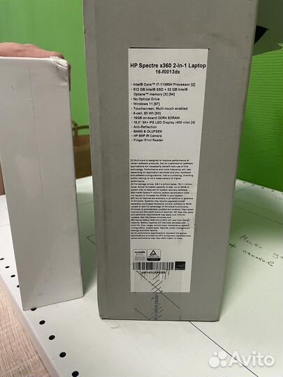 HP Spectre x360 2in1 16-f0013dx i7 16/512GB